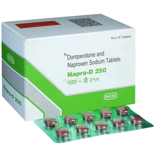 napra d 250mg tablet 10's